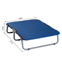 BRANDINE PIEGHEVOLI PER CANI IN TESSTO OXFORD BLU 71X58X18CM