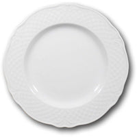 6 PIATTI MALAGA PIANO IN CERAMICA 26CM BIANCO