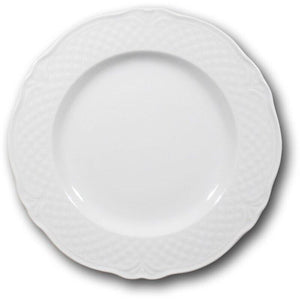 6 PIATTI MALAGA PIANO IN CERAMICA 26CM BIANCO