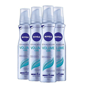 SET 4 CONFEZIONI DI NIVEA SPUMA STYLING CAPELLI 150ML VOLUME