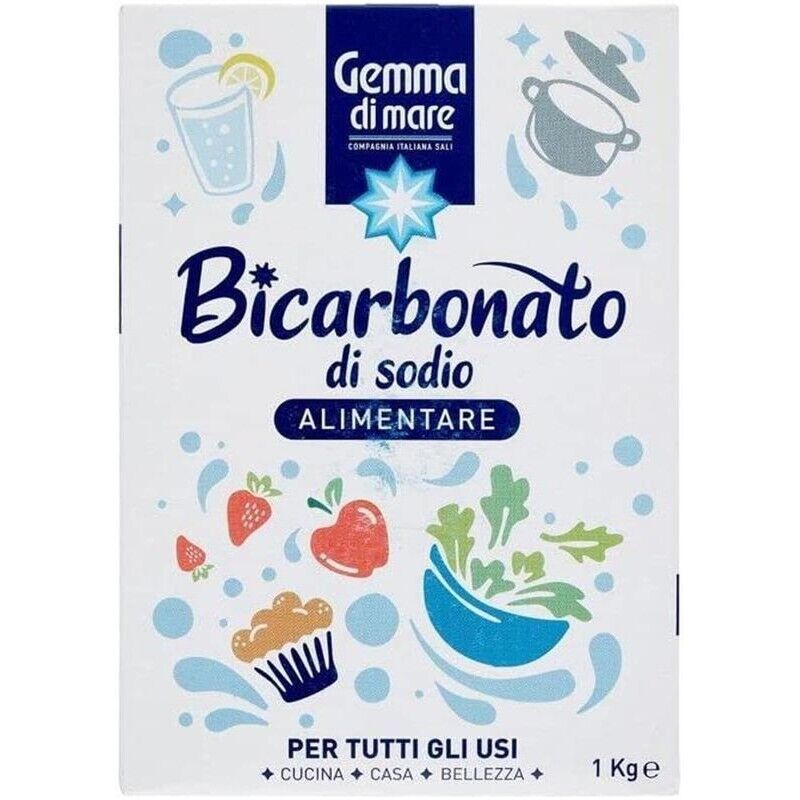 BICARBONATO DI SODIO ALIMENTARE GEMMA DI MARE 1 KG