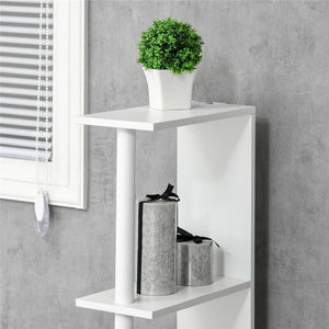 COLONNA DA BAGNO CON 2 RIPIANI E 2 ARMADIETTI 15.2X29.8X118 CM BIANCO