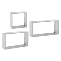 SET 3 PENSILI QUADRATI IN LEGNO IN TRE MISURE CON FINITURA BIANCA LEGNO