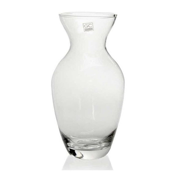 VASO DA ARREDO IN VETRO STONDATO 15X37CM TRASPARENTE