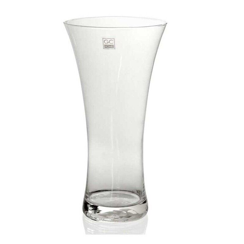 VASO DA ARREDO IN VETRO SLIM 19X37CM TRASPARENTE