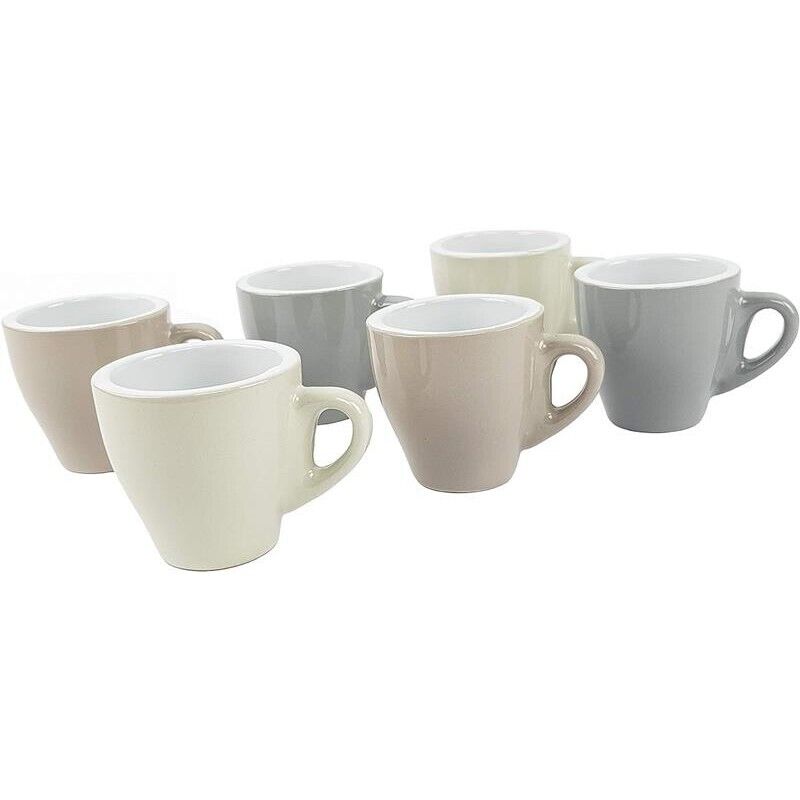 SET 6 TAZZINE TAZZE DA CAFFÈ IN CERAMICA