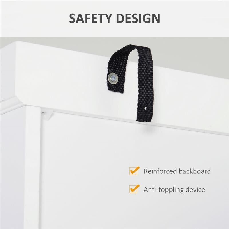 MOBILE CUCINA CON ARMADIETTO SUPERIORE IN LEGNO METALLO 76X40.5X184CM BIANCO