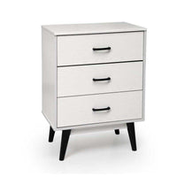 ARES CASSETTIERA A 3 CASSETTI IN LEGNO 60 X 40 X 80 CM COLORE BIANCO