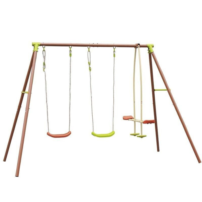 ALTALENA DA GIARDINO PER BAMBINI A 4 POSTI 290X190X195 CM