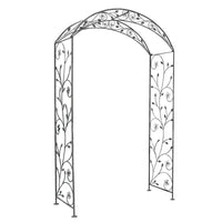 ARCO ANDERSON GRIGIO ANTICO IN ACCIAIO VERNICIATO A POLVERE 135 X 47,5 X H230CM