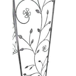 ARCO ANDERSON GRIGIO ANTICO IN ACCIAIO VERNICIATO A POLVERE 135 X 47,5 X H230CM