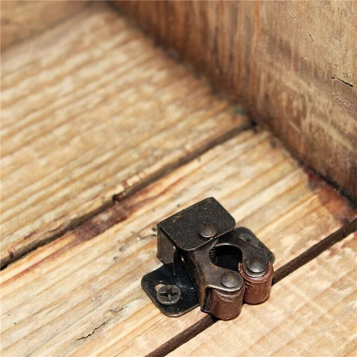 DALTON CREDENZA BASSA CON VETRINE E 2 CASSETTI 160X48XH85 CM LEGNO RUSTICO