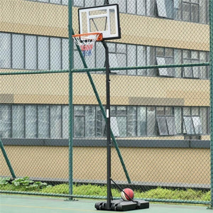 CANESTRO BASKET PER ADULTI CON ALTEZZA REGOLABILE NERO