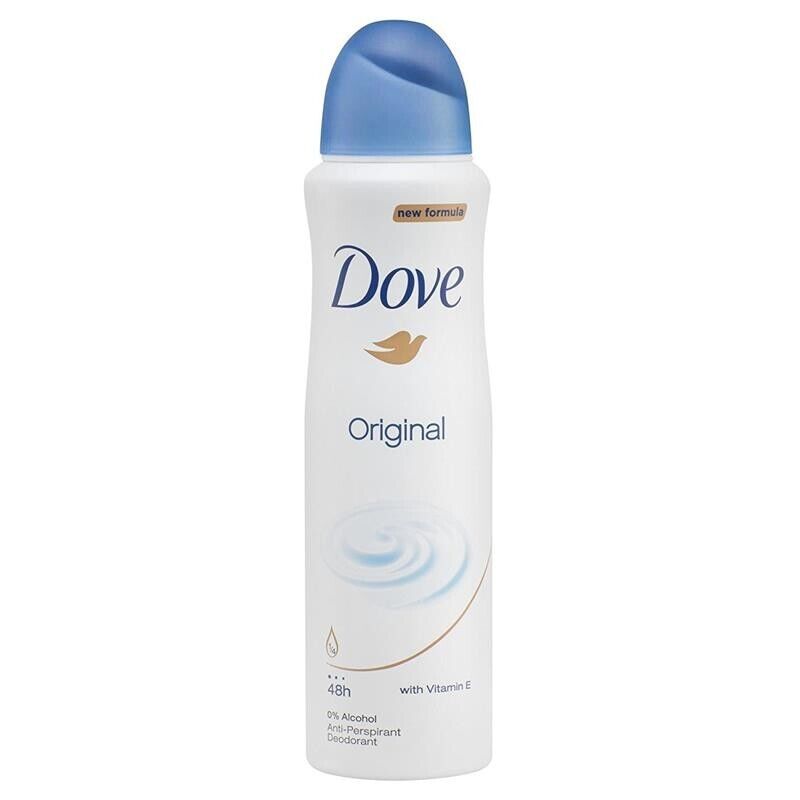 SET 6 CONFEZIONI DI DOVE ORIGINAL DEODORANTE SPRAY FORMATO DA 150ML