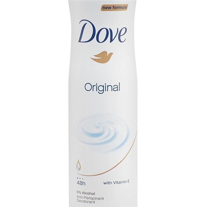 SET 6 CONFEZIONI DI DOVE ORIGINAL DEODORANTE SPRAY FORMATO DA 150ML