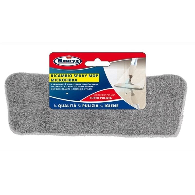 KIT SET 3 PZ MAURY'S SPRAY MOP RICARICA PANNO IN MICROFIBRA