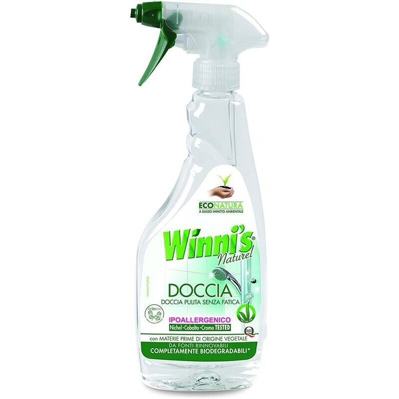 SET 12 WINNI'S NATUREL DETERGENTE PER DOCCIA TRIGGER SPRAY 500 ML