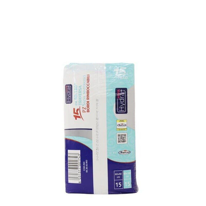 KIT SET 3 PZ MAURY'S TRAVERSA SALVA MATERASSO 80X180CM 15PZ