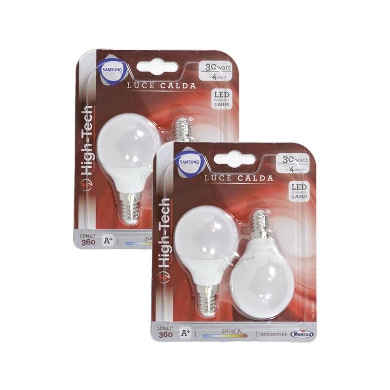 KIT SET 2 PZ HIGH-TECH SET 2 LAMPADINE LED SAMSUNG SFERA