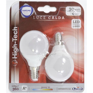 KIT SET 2 PZ HIGH-TECH SET 2 LAMPADINE LED SAMSUNG SFERA