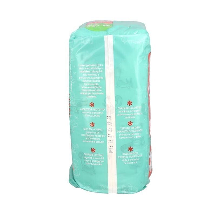 HYDRAVIVA SET 6 CONFEZIONI DI PANNOLINI SUPER DRY JUNIOR TG 5 11-25 KG DA 30PZ