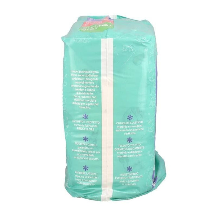 HYDRAVIVA PANNOLINI IN SET DA 5 CONFEZIONI SUPER DRY MAXI TG 4 7-18 KG DA 32PZ