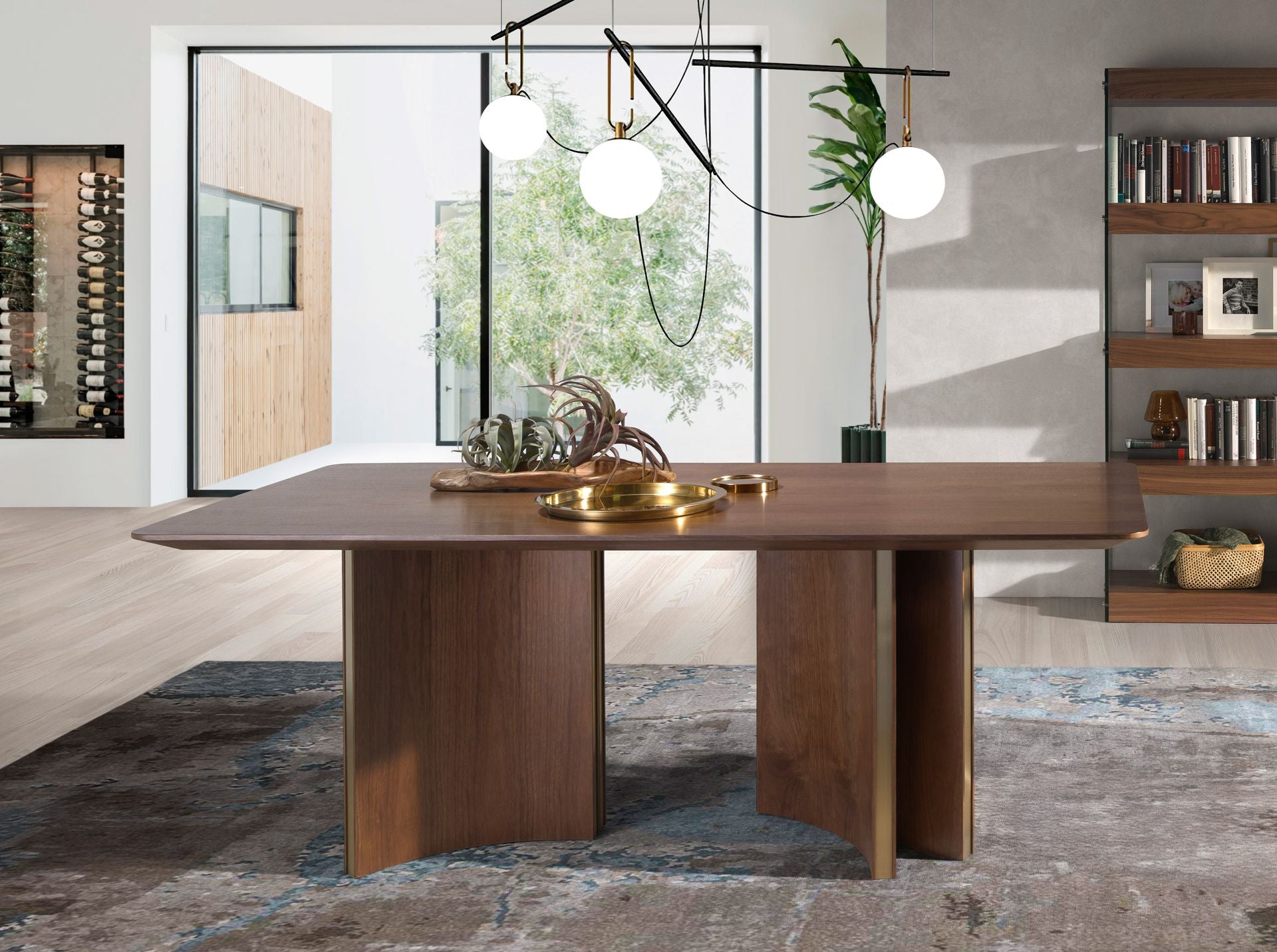 Tavolo da pranzo rettangolare noce