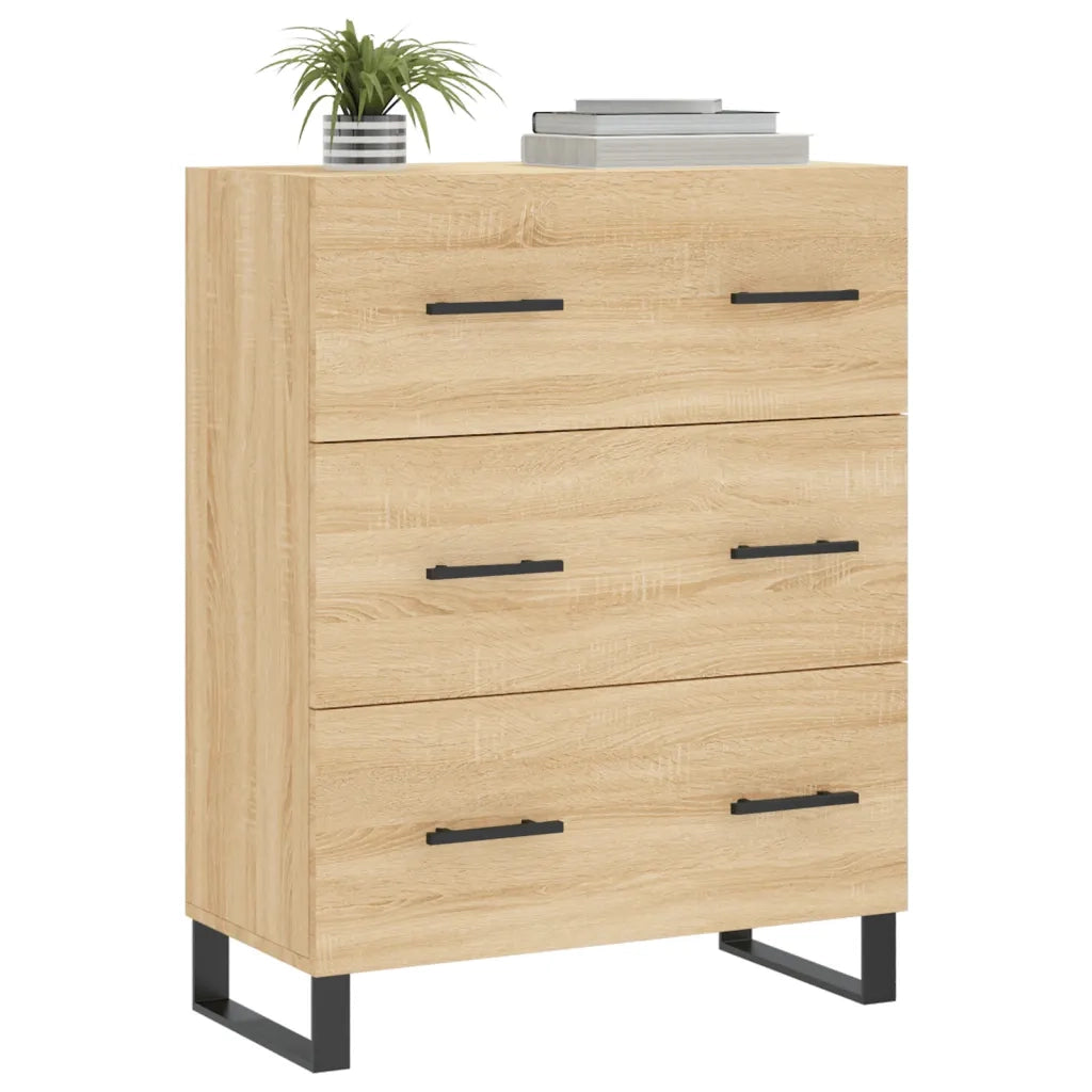 Credenza | Madia | Buffet da pranzo | Armadio da pranzo Rovere Sonoma 69,5x34x90 cm in Legno Multistrato
