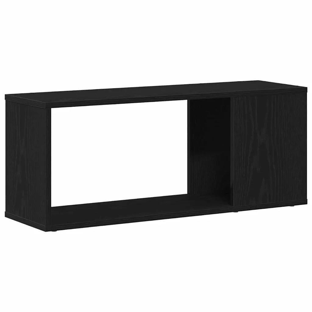 Set mobile TV Rovere Nero 80 x 24 x 32 cm Legno multistrato 862694