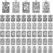 Accessorio per Tarot 50 pezzi - Sospensione Leggera - Amuleto di Protezione - Accessori per Indovini - Creazione di Gioielli - 5 Stili - Charms