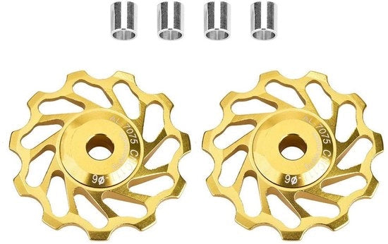 Set di derailleur a disco per bicicletta - Migliorata efficienza della bicicletta - 11T/13T guide a rulli - Smorzamento di attrito ceramico - Struttura in alluminio duraturo - Peso: 0,00 kg - Dimensioni: 0,00 x 0,00 x 0,00 mm - Codice prodotto: P...