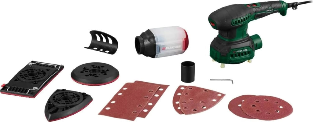 Park Side®, levigratrice multifunzione 3 in 1, orbitale, oscillante e triangolare, codice prodotto PMFS 200 B2