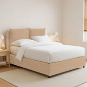 Newton, Letto Piazza e Mezza Sfoderabile Made in Italy, Beige