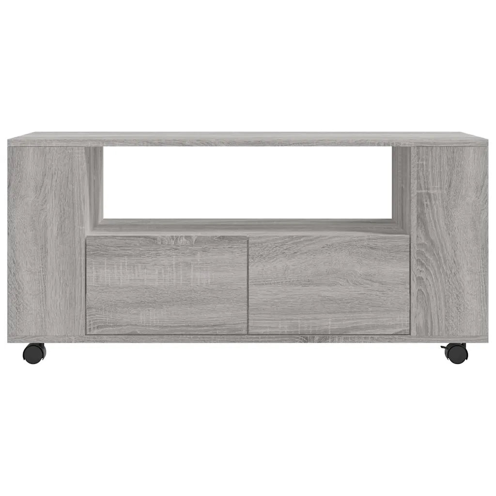 Mobile Porta TV-Mobile per TV-Credenza TV Grigio Sonoma 102x34,5x43 cm Legno Multistrato