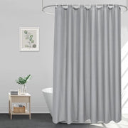 Douchegordijn Breve Acqua-Resistente 240x180 cm Grigio Rapido Asciugatura Lavabile Antimuffa