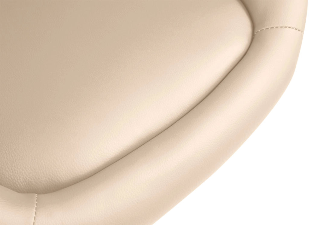Set 2x Sgabelli Lounge Miami V2 in similpelle crema