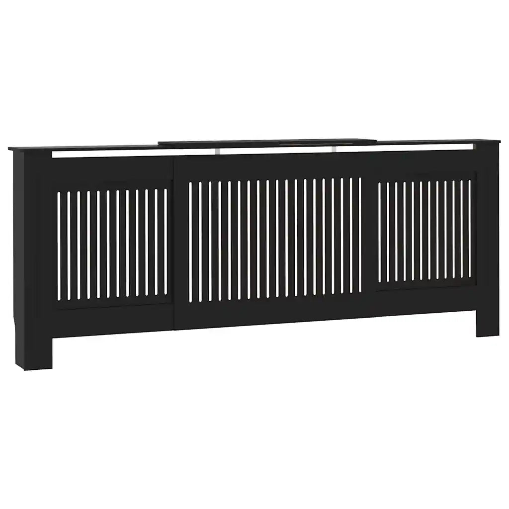 Copertura per Radiatore Nera in MDF 205 cm