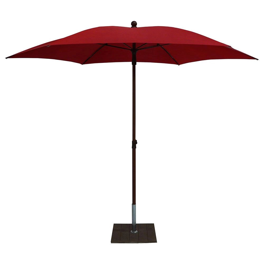 Ombrellone da Giardino Ø2,8 m Palo Ø35 mm in Alluminio Maffei Madera Rosso