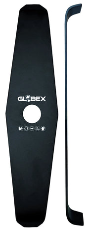 Globex DISCO IN ACCIAIO RICURVO A 2 DENTI PER DECESPUGLIATORE Ø mm. 300