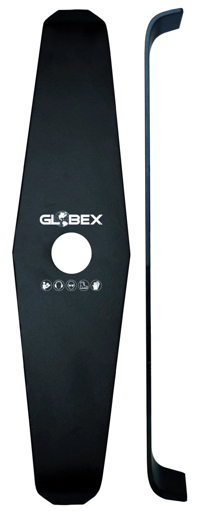 Globex DISCO IN ACCIAIO RICURVO A 2 DENTI PER DECESPUGLIATORE Ø mm. 300