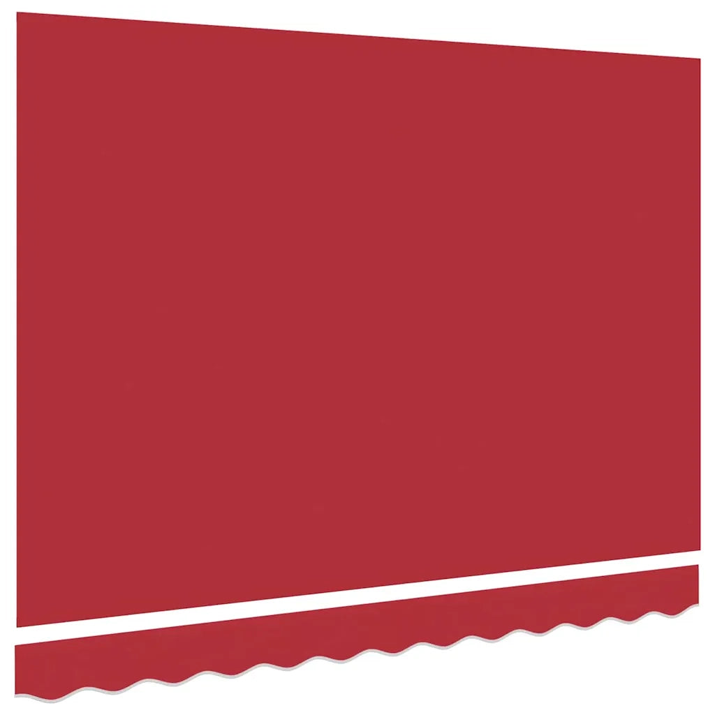 Telo di ricambio per tenda da sole Rosso 3,5 x 2,5 m Poliestere 42000629