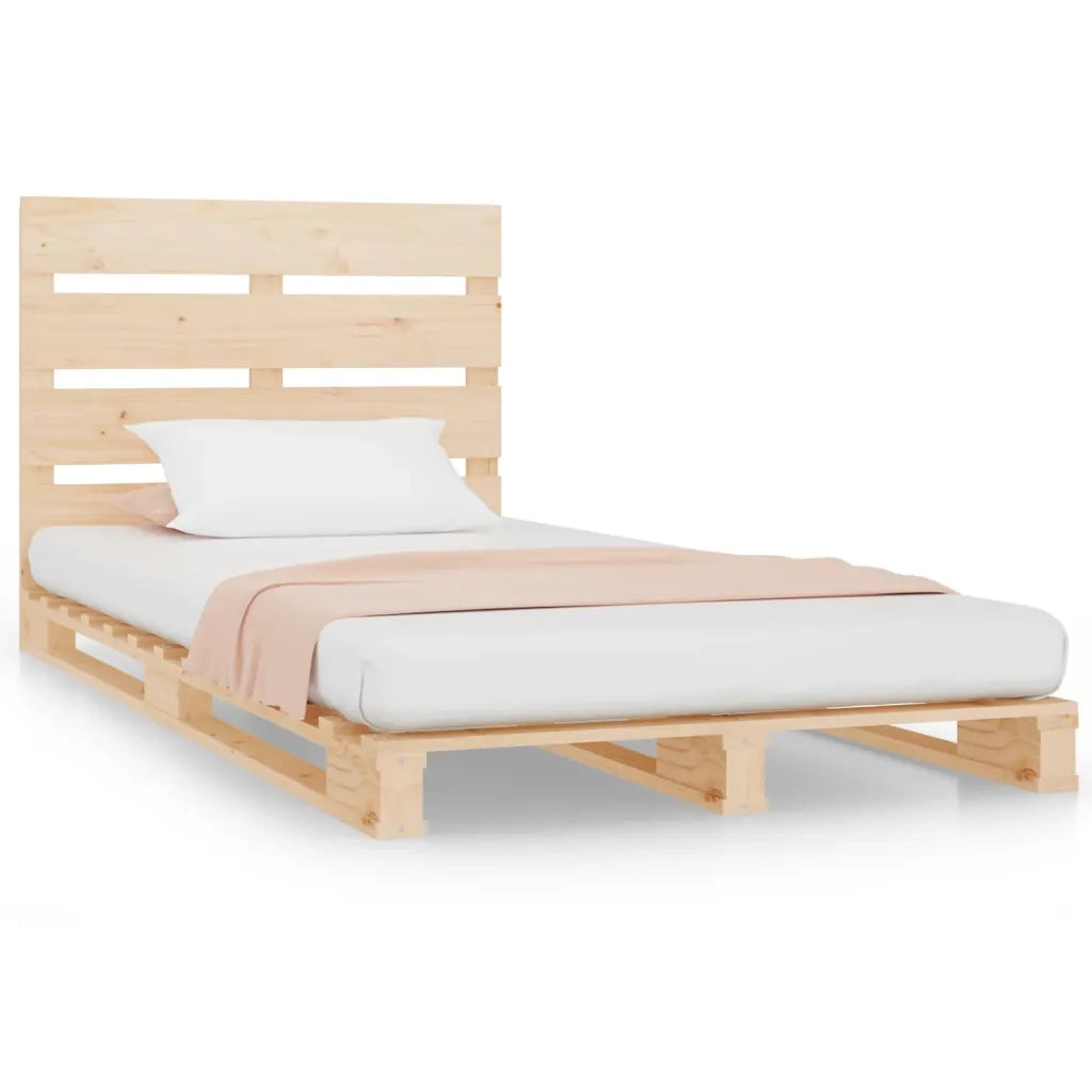 Giroletto 90x190 cm Single in Legno Massello di Pino 3190495