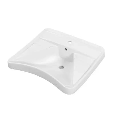 Coppia di staffe fisse in acciaio per installazione lavabo sospeso