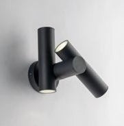 APPLIQUE LED REVERSE ORIENTABILE 180° ANTRACITE 7,5W 620LM 4000K IP44 10,5X17,2X25,3CM