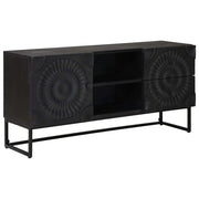 Mobile TV | Armadietto TV | Mobile Porta TV con cassetto con lo scaffale Nero 105 x 30 x 54 cm