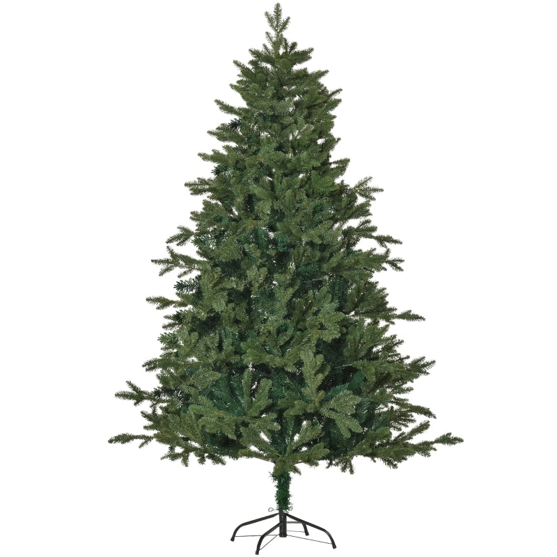 Albero di Natale artificiale 1,8 m, abete in PVC, PE, metallo, verde, ?120 x 180 cm