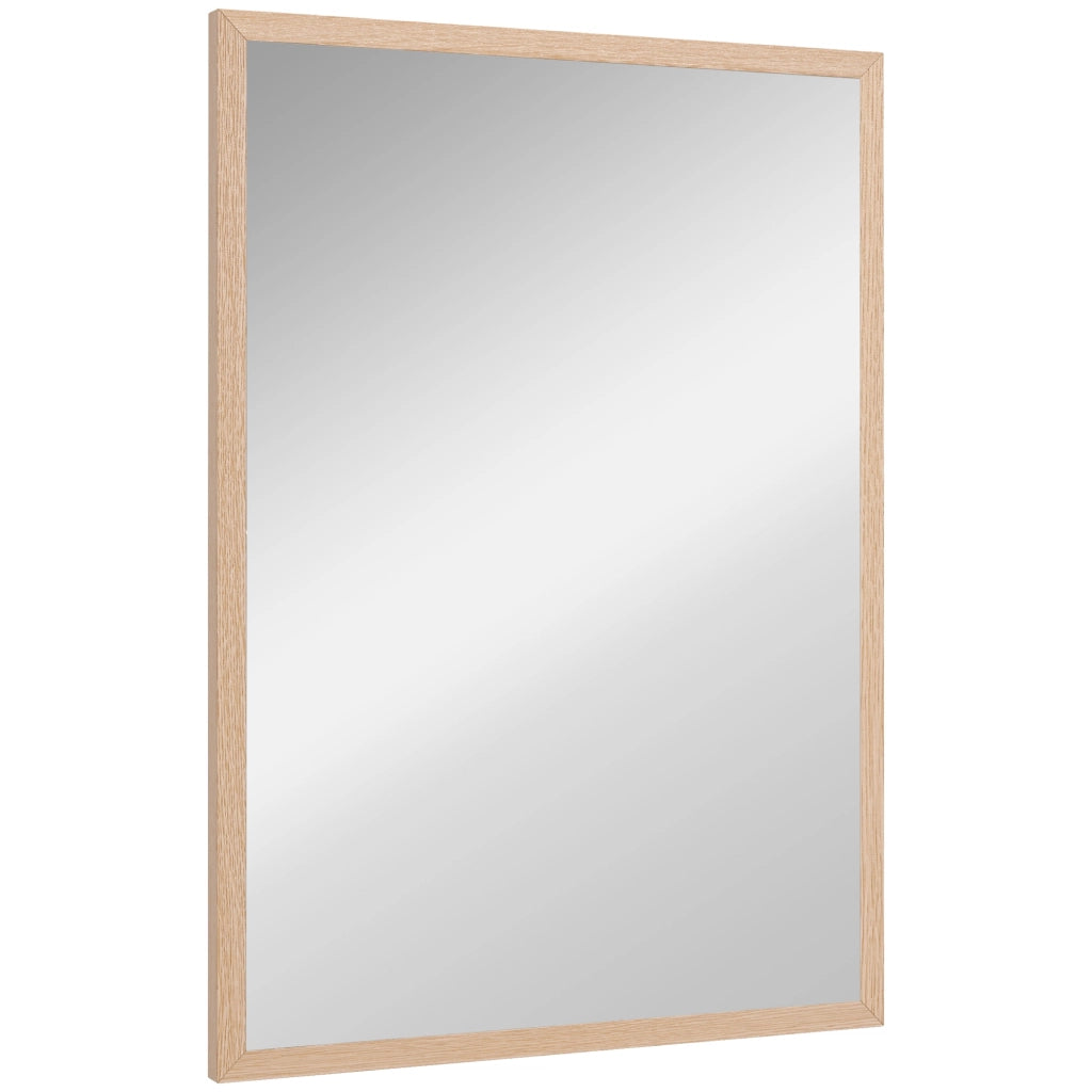 Specchio con cornice in legno ¨C zephmum ¨C 50x70 cm naturale