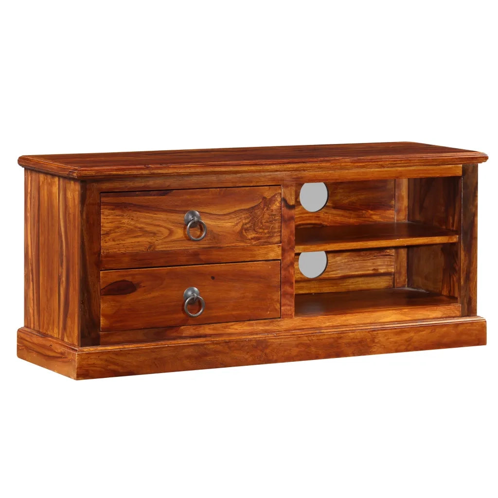 Mobile Porta TV in Legno Massello di Acacia 90x30x40 cm 245160