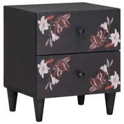 Comodino Marrone 40 x 33,5 x 46 cm Legno di mango massello