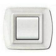 PLACCA MYLIFE 2 MODULI BIANCO